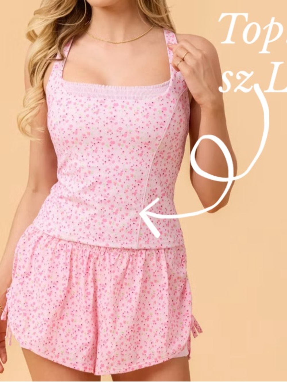 NWT! Size L Blogilates Princess Top - pink